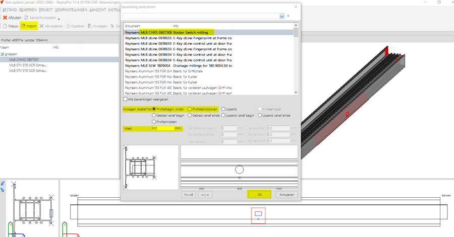 CNC frees ML8