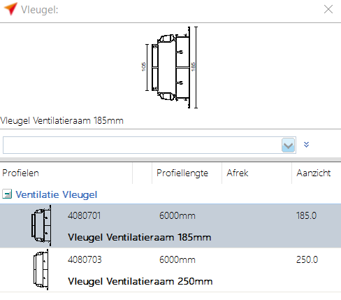 ML8 ventilatievleugel in Reynapr