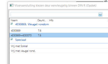 Het afdekprofiel 403007