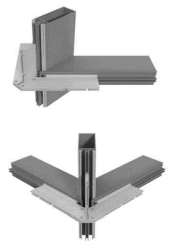 Hoekglassteunen CW50