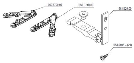 Verstelbare T-verbinder SlimLine 38_1