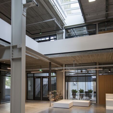 SlimLine 38 Ramen en SlimLine 38 Deuren - Office building Gebouw TR: voormalige energiecentrale Philips omgedoopt tot Innovation Powerhouse gelegen in Eindhoven, Nederland