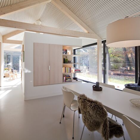 ConceptPatio 130 Schuifsystemen, ConceptSystem 77 Ramen en ConceptWall 50 Vliesgevels - House Het Brouwhuis: eigentijdse woning die opgaat in bosrijke omgeving gelegen in Oisterwijk, Nederland