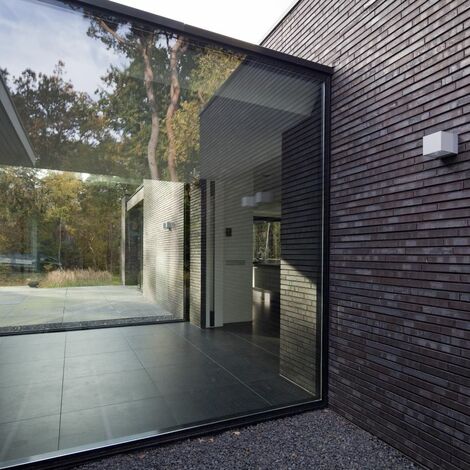 CS 38-SL Geannuleerde systemen, ConceptPatio 130 Schuifsystemen en ConceptWall 50 Vliesgevels - House Copierwoning: Bedrieglijk bescheiden aanbouw aan oorspronkelijk ontwerp van Gerrit Rietveld gelegen in Zeist, Nederland