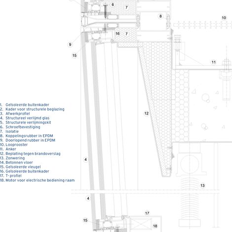 ConceptWall 86 Vliesgevels - Office building Höfdatorg gelegen in Reykjavik, IJsland
