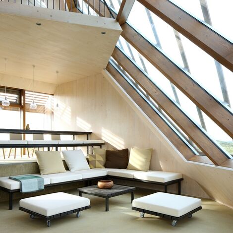 ConceptWall 50 Vliesgevels - Dune house Terschelling: half verzonken loft in de duinen gelegen in Helmond, Nederland