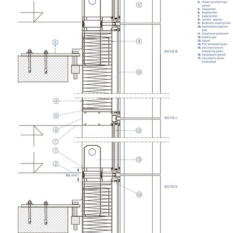 ConceptSystem 77 Ramen en ConceptWall 50 Slimline Vliesgevels - Oruzheyniy gelegen in Moscow, Rusland