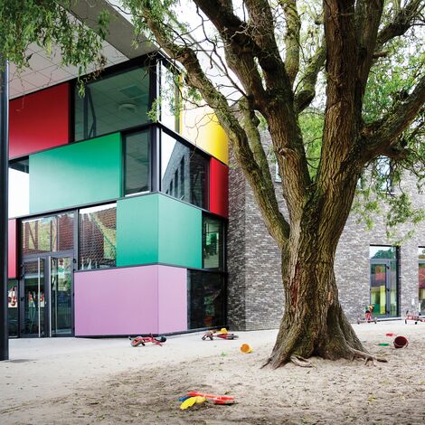 CS 86-HI (c) Geannuleerde systemen - School Kleuterschool 't Groen Drieske gelegen in Gent, België