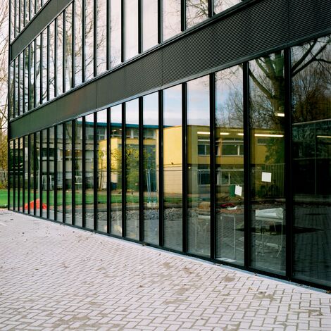ConceptWall 50 Vliesgevels - College/University Rietveld Academy: vooraanstaande Kunstacademie gerenoveerd gelegen in Amsterdam, Nederland
