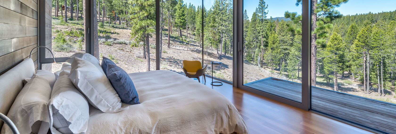 SlimLine 38 Ramen, SlimLine 38 Deuren, ConceptWall 50 Vliesgevels en Mosquito Overige producten - Martis Camp gelegen in Truckee, CA, Verenigde Staten van Amerika