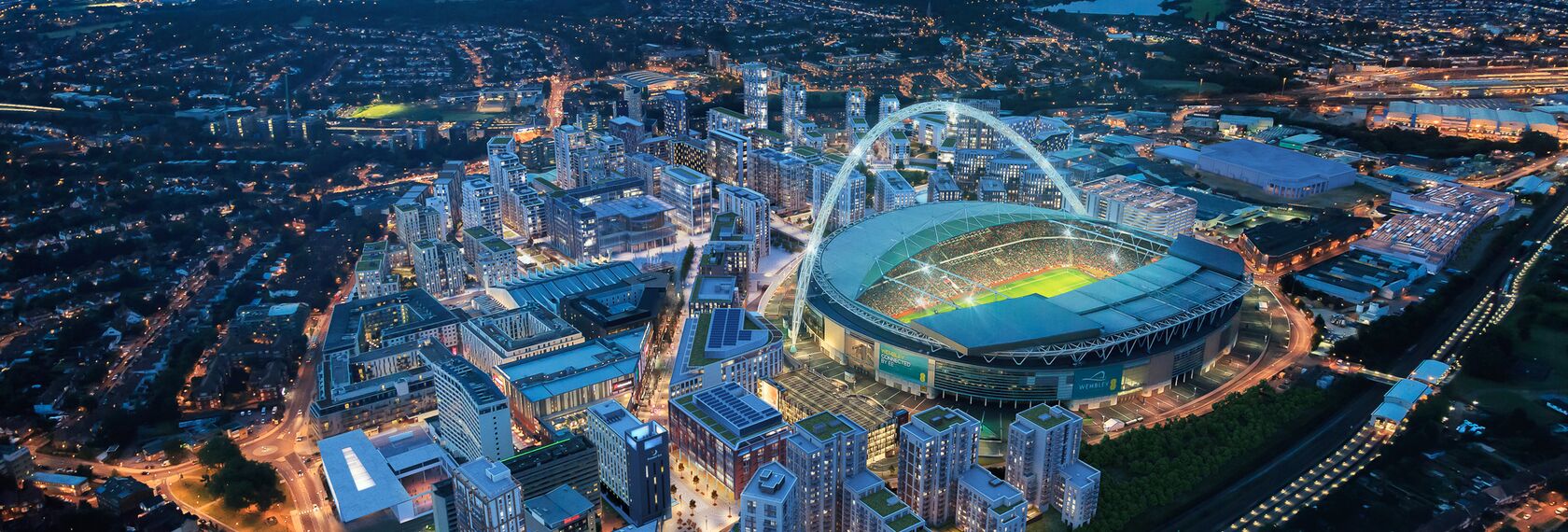 ConceptSystem 77 Ramen, ConceptSystem 77 Deuren, CS 86-HI (c) Geannuleerde systemen en ConceptWall 50 Vliesgevels - Wembley Park gelegen in London, Verenigd Koninkrijk