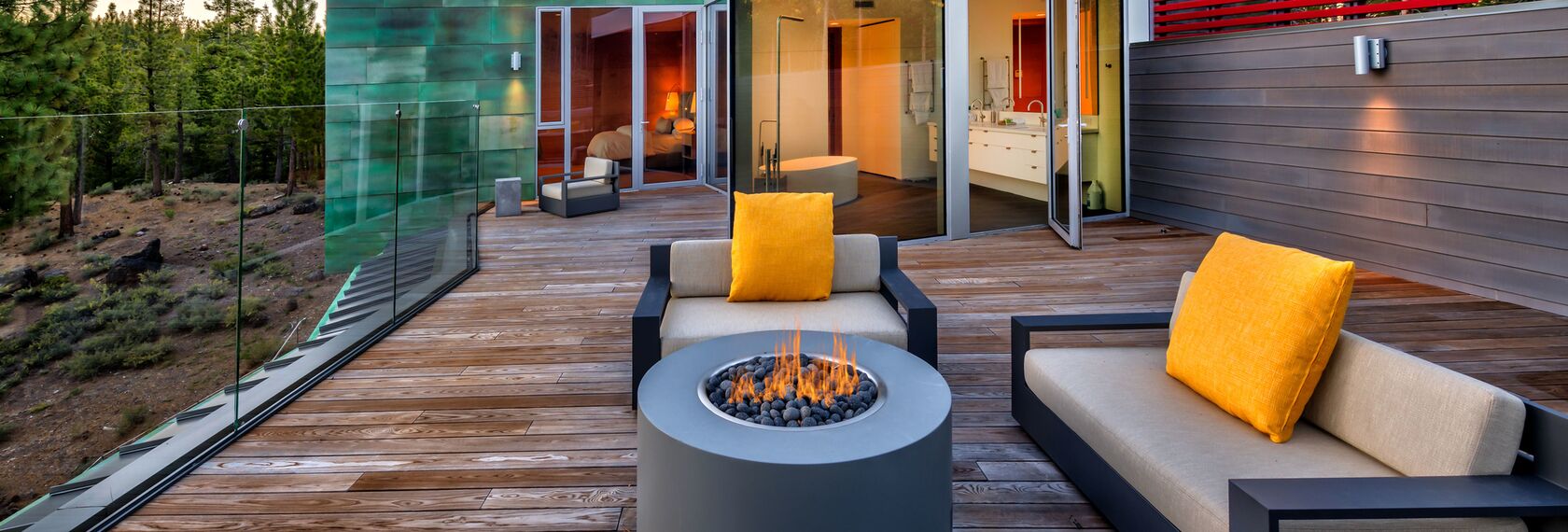 SlimLine 38 Ramen, SlimLine 38 Deuren, ConceptWall 50 Vliesgevels en Mosquito Overige producten - Martis Camp gelegen in Truckee, CA, Verenigde Staten van Amerika