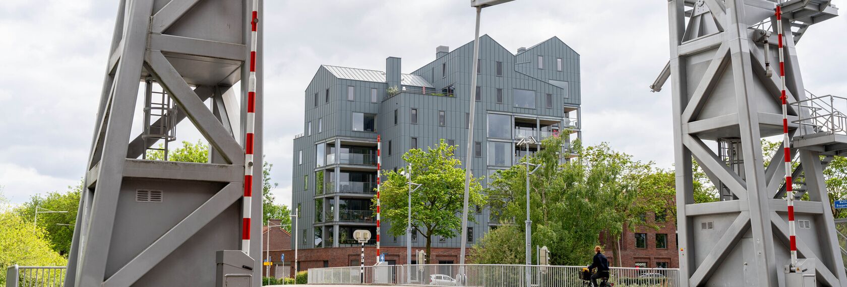 SlimLine 38 Ramen, ConceptPatio 130 Schuifsystemen en ConceptPatio 155 Schuifsystemen - Wolstad Piushaven gelegen in Tilburg, Nederland