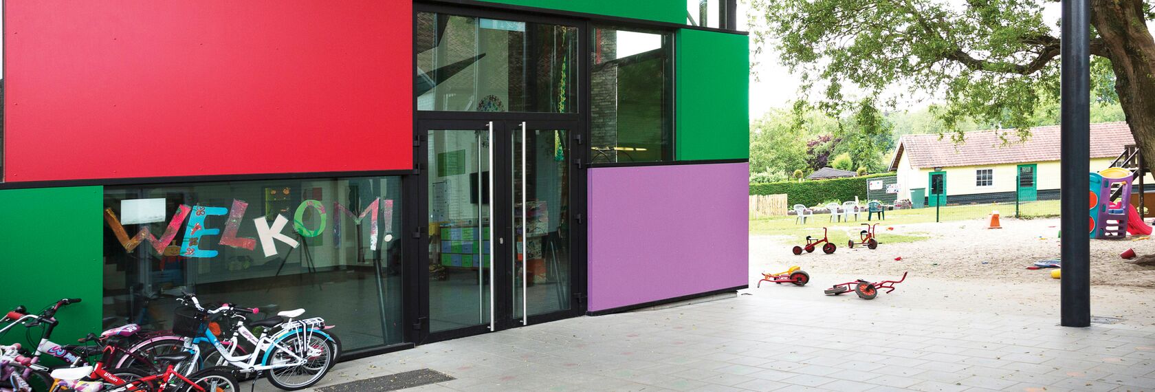 CS 86-HI (c) Geannuleerde systemen - Kleuterschool 't Groen Drieske gelegen in Gent, België