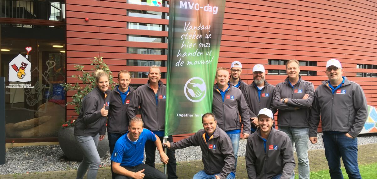 Groepsfoto Ronald Mc Donald huis Zuidoost-Brabant