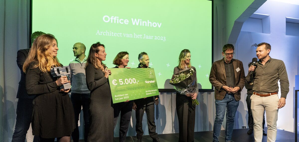 Uitreiking architectenweb awards 2023