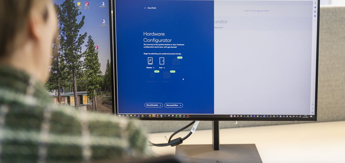 Pantalla del Hardware Configurator de Docu Portal