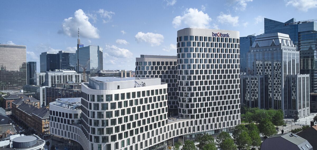 ConceptWall 50 Vliesgevels, ConceptWall 86 Vliesgevels, CW 86 Standard Vliesgevels en CW 86-EF Vliesgevels - Quatuor: een kwartet van gebouwen met duurzame oplossingen gelegen in Brussels, België