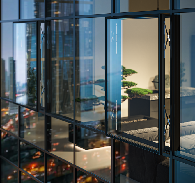 ConceptWall 50 te openen elementen