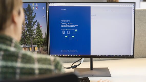 Pantalla del Hardware Configurator de Docu Portal