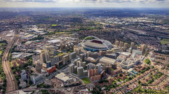 ConceptSystem 77 Ramen, ConceptSystem 77 Deuren, CS 86-HI (c) Geannuleerde systemen en ConceptWall 50 Vliesgevels - Wembley Park gelegen in London, Verenigd Koninkrijk