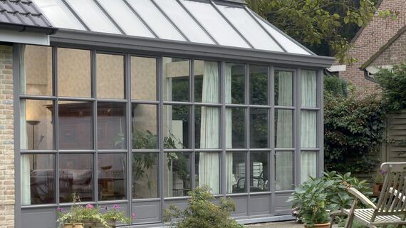 CS 38-SL Geannuleerde systemen, CS 38-SL Geannuleerde systemen en ConceptRoof 120 Tuinkamers - Conservatory Brasschaat 3 gelegen in Brasschaat, België