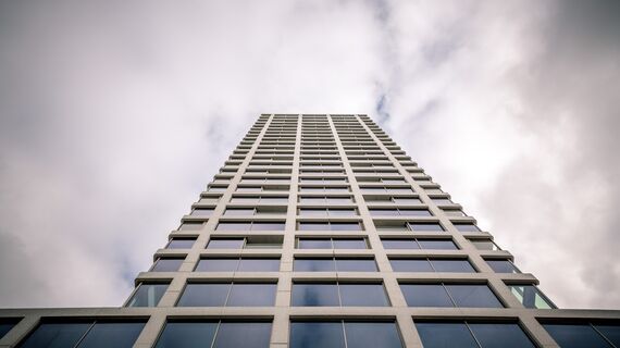 Appartementencomplex Antwerp Tower gelegen in Antwerp, België