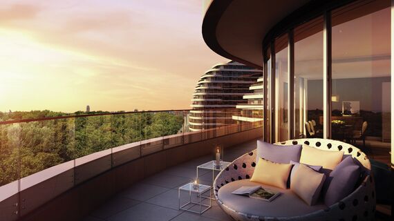 ConceptWall 50 Vliesgevels, ConceptSystem 77 Ramen en ConceptFolding 77 Schuifsystemen - Vista gelegen in London, Verenigd Koninkrijk