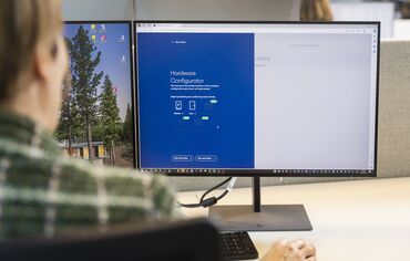 Pantalla del Hardware Configurator de Docu Portal